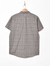 TEMPTATIONグレンチェック柄 半袖シャツ
