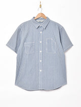 【3色展開】ポケットデザイン 半袖 ワークシャツ