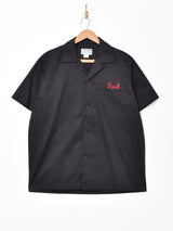 【4色展開】TEMPTATIONチェーンステッチ オープンカラーシャツ