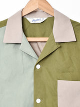 【2色展開】Backersピーチスキン 半袖シャツ