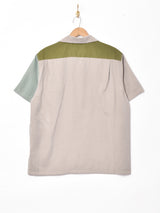 【2色展開】Backersピーチスキン 半袖シャツ