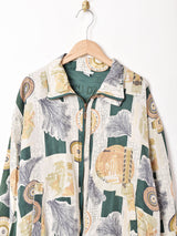 総柄シルクジャケット