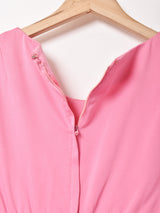 70's ビーズデザイン 長袖 マキシドレス