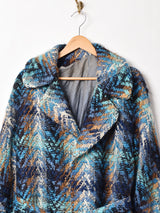 ミックスカラー  ウールコート