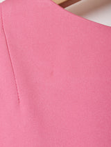 70's ビーズデザイン 長袖 マキシドレス