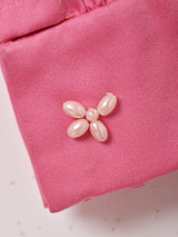 70's ビーズデザイン 長袖 マキシドレス