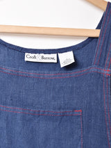 スリーブレス リネンワンピース