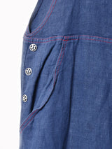 スリーブレス リネンワンピース