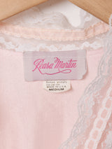 アメリカ製 レース 長袖 ランジェリーガウン