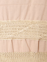 ニットデザイン ラグランスリーブジャケット