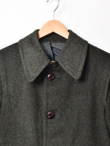 ウッドボタン ウールコート