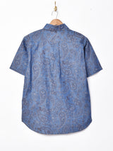 TEMPTATIONペイズリー柄 シャンブレーシャツ