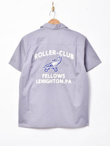 【4色展開】TEMPTATIONチェーンステッチ オープンカラーシャツ