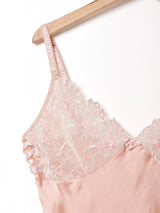 花レース キャミソール ランジェリーワンピース