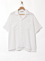 【5色展開】Backers リネンミックス オープンカラー 半袖シャツ