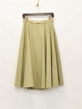 ベルト付き フレアスカート