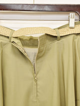 ベルト付き フレアスカート