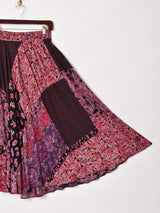 花柄レーヨンスカート