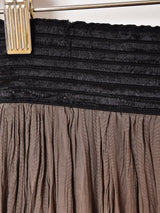 ウエストマーク ランダムプリーツスカート