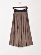ウエストマーク ランダムプリーツスカート