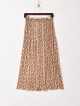 アメリカ製 花柄プリーツスカート