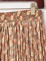 アメリカ製 花柄プリーツスカート