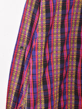 総柄 長袖シャツ