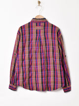 総柄 長袖シャツ