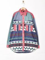 総柄 クレイジーパターン 長袖シャツ