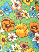 総柄 パイル生地Tシャツ