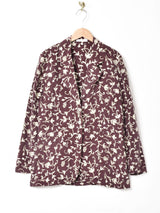 総柄 テーラードジャケット