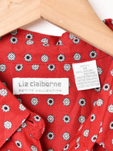 小紋柄 長袖シャツ