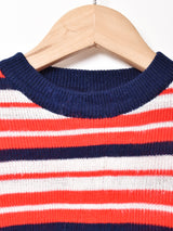 トリコロールカラーセーター