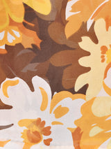 70's 花柄 シアー 長袖シャツ