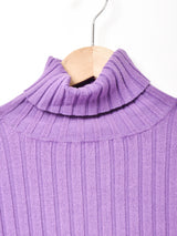 ワイドリブ タートルネックセーター