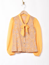 シアースリーブブラウス