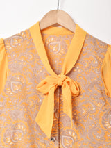 シアースリーブブラウス