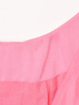 70's ビーズデザイン 長袖 マキシドレス