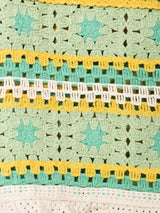 【2色展開】Elcamino フリルスリーブ クロップド クロシェトップス