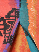 ネイティブ柄 長袖 デザインシャツ