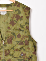 カモフラージュ柄 ハンティングベスト