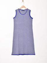 【2色展開】Meridian 総柄 スリーブレスワンピース