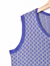 【2色展開】Meridian 総柄 スリーブレスワンピース