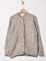 「ORVIS」ケーブル カーディガン