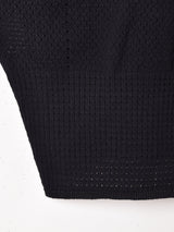 【2色展開】Meridian さくらんぼ刺繍 半袖カーディガン