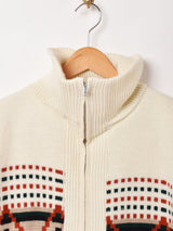 ジップアップ カーディガン