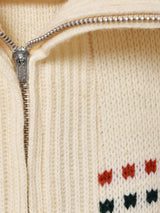 ジップアップ カーディガン