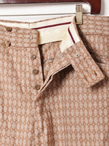 総柄 ウールパンツ W34