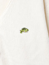 【10色展開】 カメレオン ワンポイントカーディガン