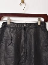 レザー タイト ミニスカート